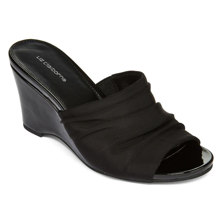 Liz Claiborne Stacey Wedge Sandals