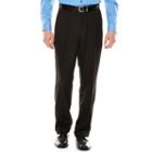 Louis Rapheal Pleated Mini-herringbone Dress Pants - Classic Fit