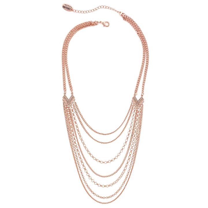 Nicole By Nicole Miller 20 Inch Chain Necklace