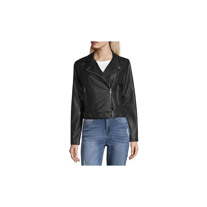 Arizona Belted Lightweight Motorcycle Jacket-juniors