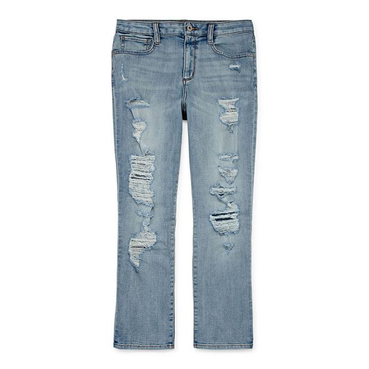 Arizona Vintage High Rise Straight Jean-juniors Plus