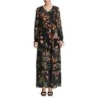 Belle + Sky&trade; Long-sleeve Floral Maxi Dress