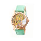 Bertha Womens Betsy Mother-of-pearl Mint Leather-band Watchbthbr5704
