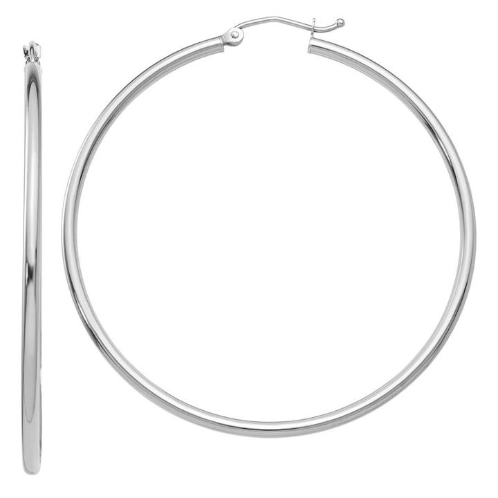 50mm Round Hoop Earrings
