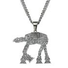 Star Wars At-at Walker Mens Stainless Steel Pendant Necklace