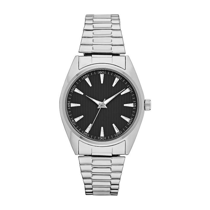 Mens Silver Tone Expansion Watch-fmdjo144
