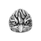 Mens Two-tone Stainless Steel Eagle Ring