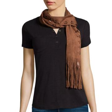 Mixit Laser Cut Skinny Neck Scarf