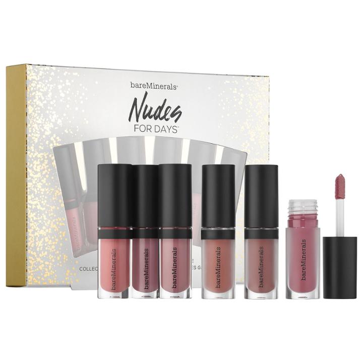 Bareminerals Nudes For Days 6 Piece Gen Nude&trade; Lip Wardrobe