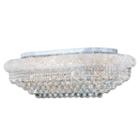 Empire Collection 18 Light Rectangle Clear Crystalflush Mount Ceiling Light