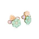 Mixit&trade; Gold-tone Flower Cluster Stud Earrings