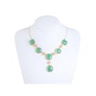Monet Jewelry Womens Green Y Necklace