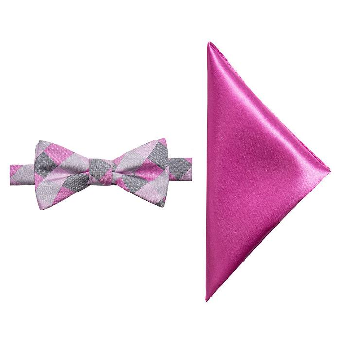 Jf J.ferrar Checked Bow Tie Set