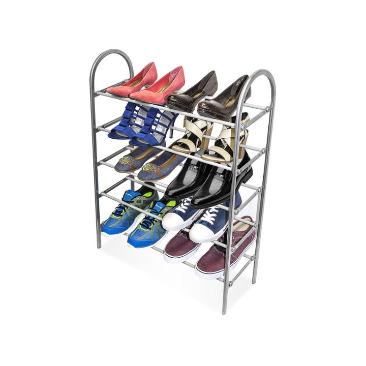 Sorbus Metal Shoe Rack