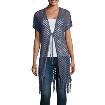 Artesia Crochet Fringe Cardigan