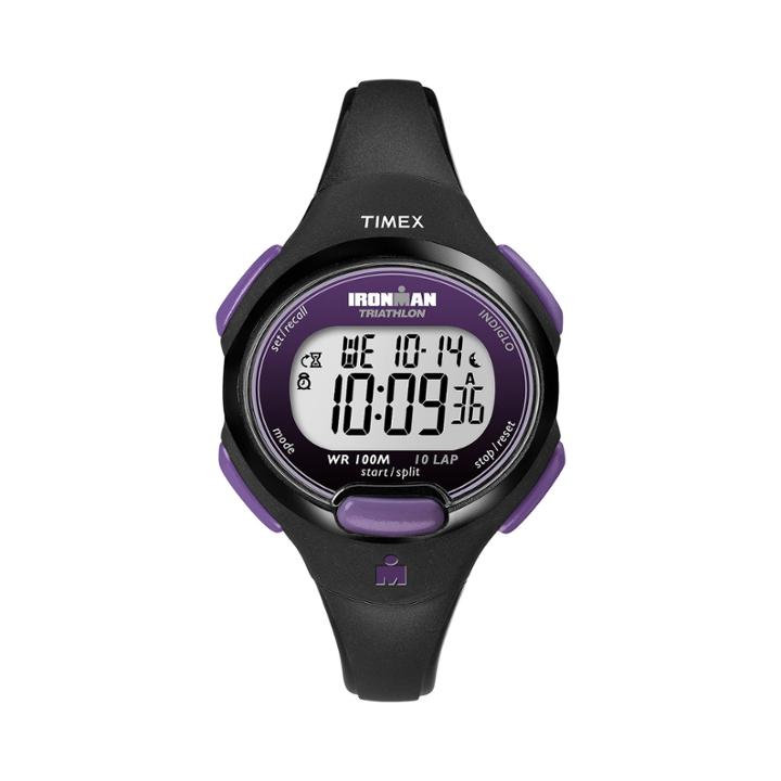 Timex Womens Black Resin Strap 10-lap Watch T5k5239j