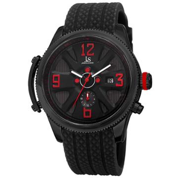 Joshua & Sons Mens Black Strap Watch-j-101bk