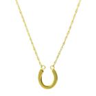 Womens 14k Gold Chevron Necklaces