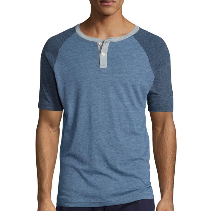 Arizona Short-sleeve Raglan Henley T-shirt