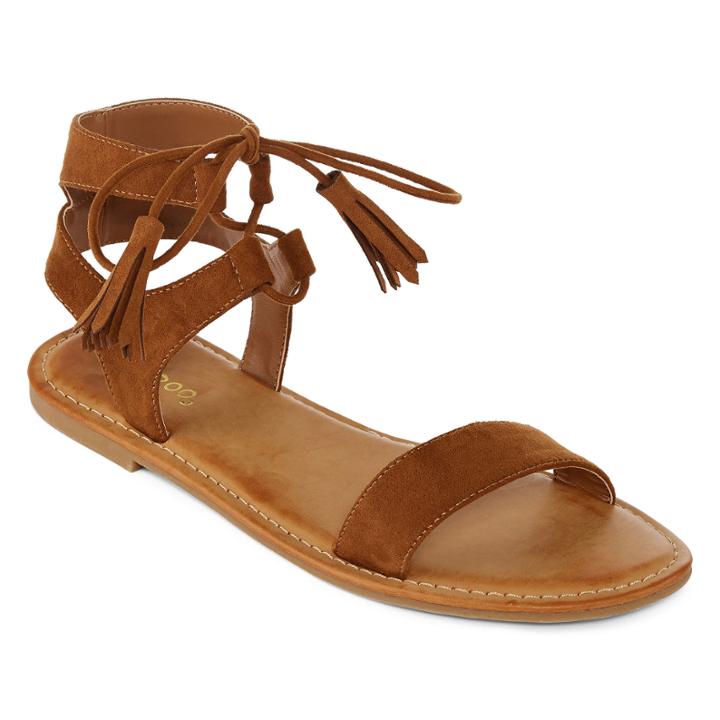 Bamboo Bayside Tassel Flat Sandals