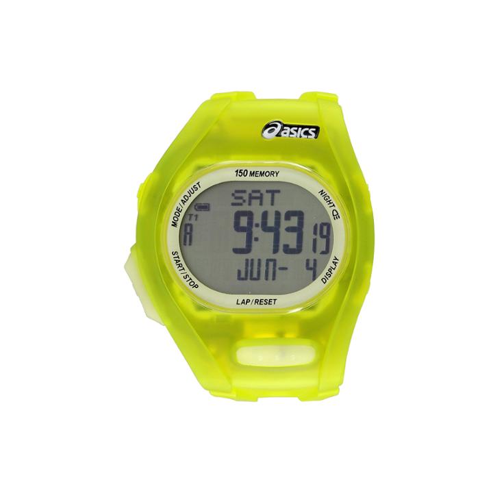 Asics Ar08 Night Run Unisex Green Strap Watch-cqar0805y