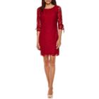 R & K Originals Tie-sleeve Shift Dress - Petite