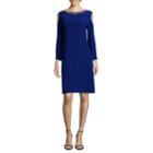 Scarlett 3/4 Sleeves Cold Shoulder Dress - Tall
