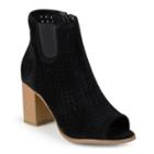 Journee Collection Emm Peep Toe Ankle Womens Booties