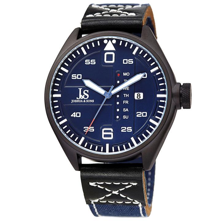 Braveman Mens Blue Strap Watch-j-145bu