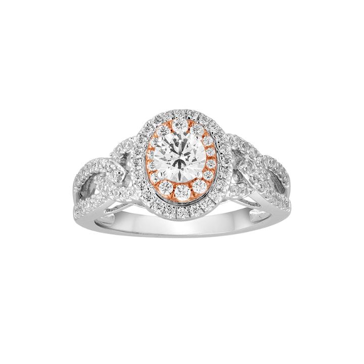 I Said Yes&trade; 1 Ct. T.w. Diamond 10k Two-tone Gold Engagement Ring