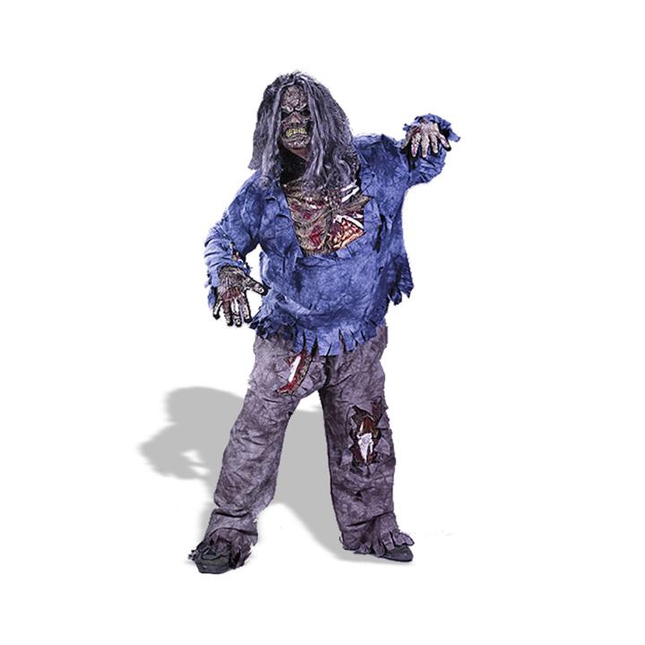 Zombie 3d Adult Costume - One Size Fits Most