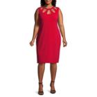 Premier Amour Sleeveless Sheath Dress - Plus