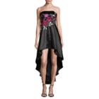 Social Code Sleeveless Embroidered Evening Gown-juniors