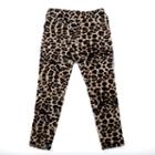Love At First Sight Cheetah Low Pile Fur Cheetah Velour Leggings