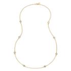 Monet Crystal-accent Station Gold-tone Long Necklace