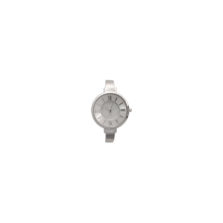 Olivia Pratt Womens Silver Tone Smart Watch-h10029silver