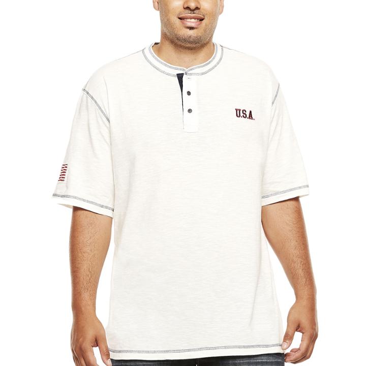 Lee Short-sleeve Usa Henley Tee