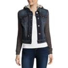 Wallflower Marled-sleeve Jacket
