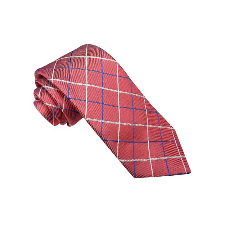 Stafford Marco Bay Grid Silk Tie - Slim