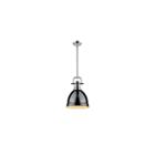 Duncan Small Pendant With Rod In Chrome