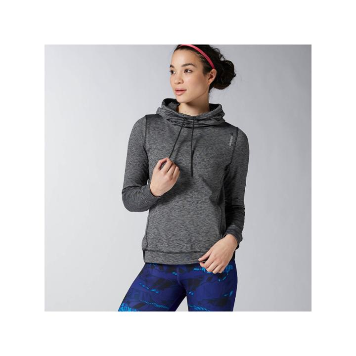 Reebok Long-sleeve Spacedye Funnel Hoodie