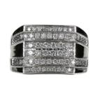 Limited Quantities Mens 1 Ct. T.w. Diamond Cluster Ring