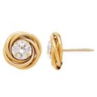Womens 4-pc. Cubic Zirconia 10k Gold Jewelry Set