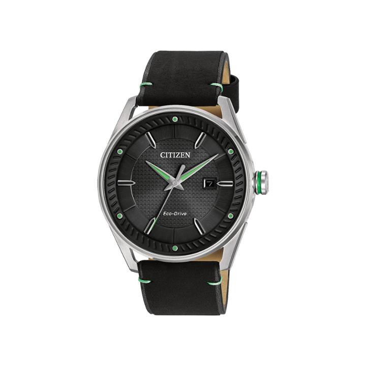 Citizen Mens Black Strap Watch-bm6980-08e