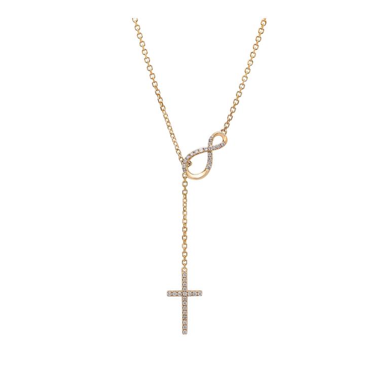 1/4 Ct. T.w. White Diamond 14k Y Necklace