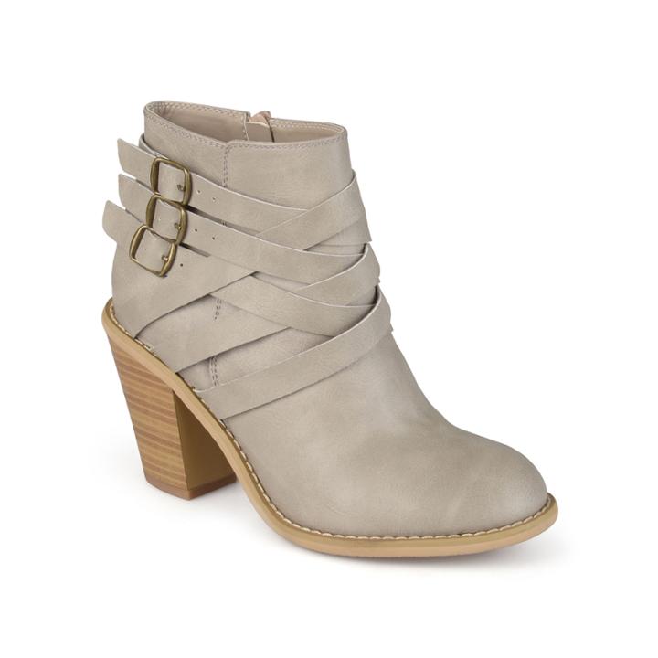 Journee Collection Strap Womens Booties