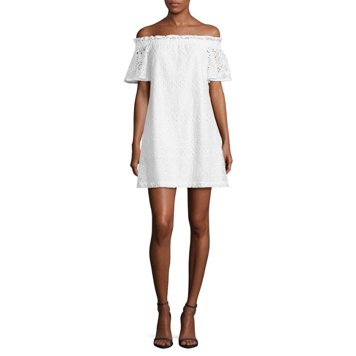 A.n.a Short Sleeve Swing Dresses