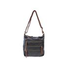 St. John's Bay Two-tone Triple-zip Crossbody Bag