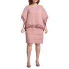 Maya Brooke Short Sleeve Shift Dress - Plus