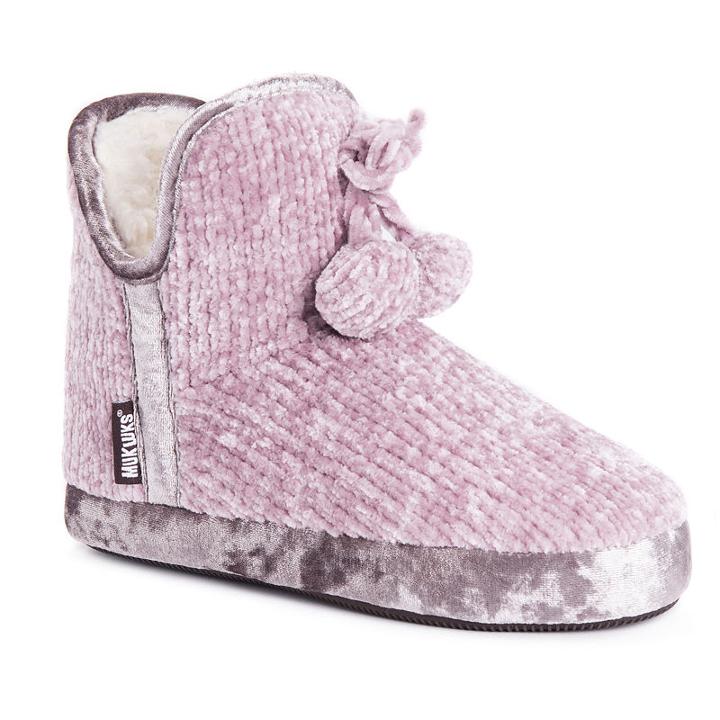 Muk Luks Womens Pennley Bootie Slippers
